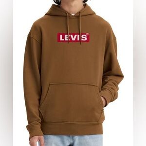Levi Logo Graphic Hoodie, Size L